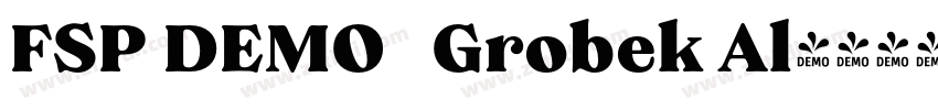 FSP DEMO   Grobek Al字体转换